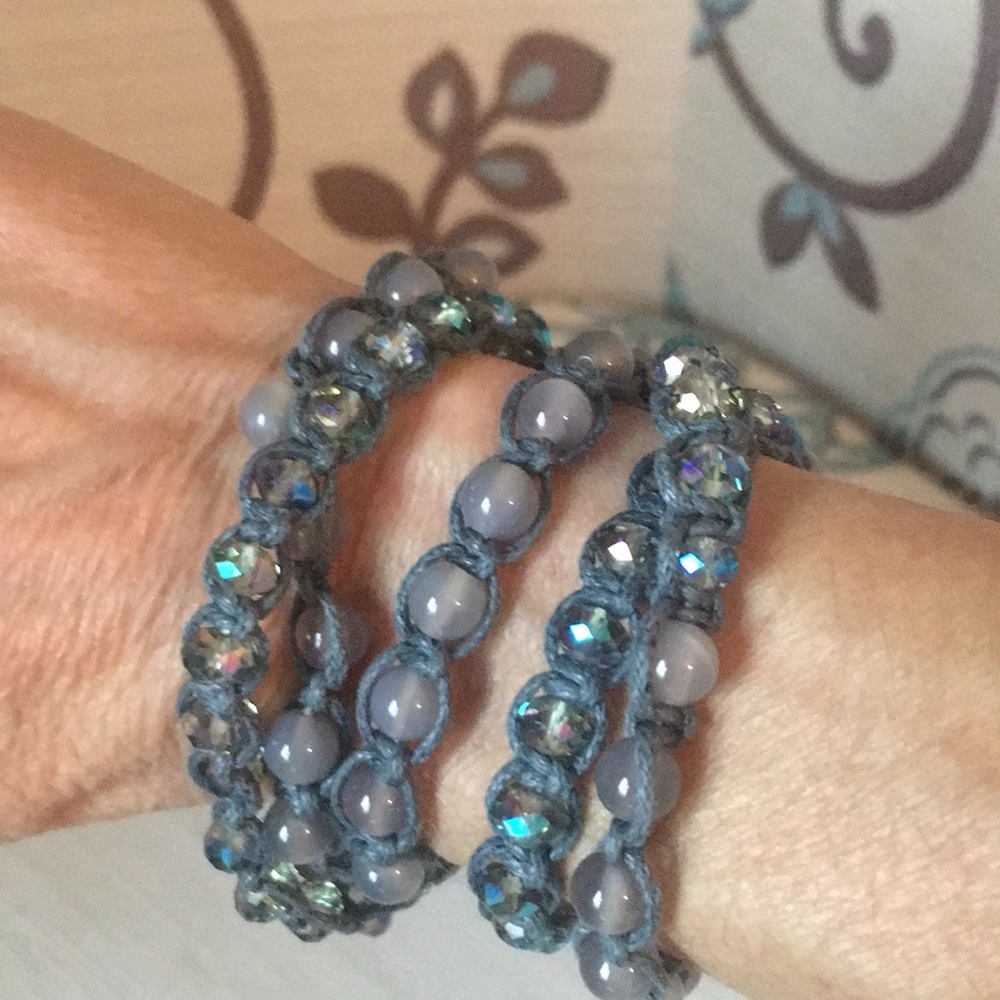 2/$20 Beaded wrap bracelet
